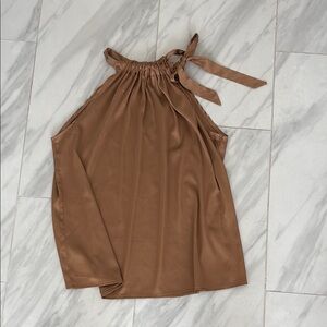 Brown Halter Top